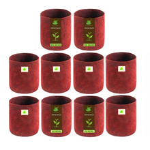 Load image into Gallery viewer, Geo Fabric Grow Bag Size 9X9 inches || Heavy Duty For Terrace Garden - Grow Vegetables, Flowers, Herbs