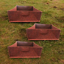 Load image into Gallery viewer, Geo Fabric Grow Bags Size 12x12x6 inches || Heavy Duty for Home, Terrace, Garden - Grow Microgreens, Herbs, Leafy Vegetables