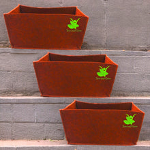 Load image into Gallery viewer, Geo Fabric Grow Bags Size 18x9x9 inches || Heavy Duty for Home, Terrace, Garden - Grow Herbs, Leafy Vegetables