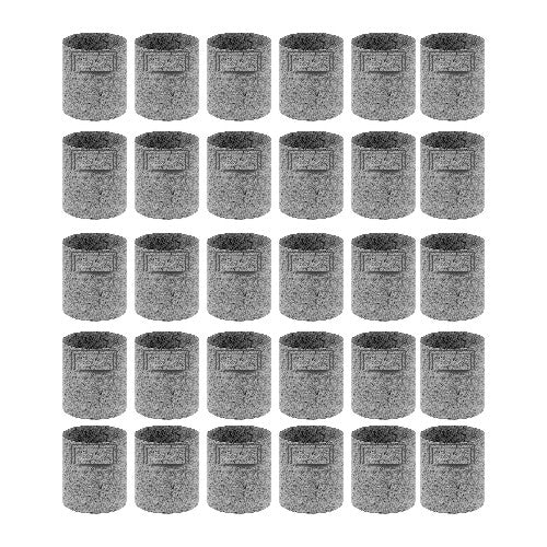 Geo Fabric Grow Bag 500 GSM Size 12x12 inches | Heavy Duty For Terrace Garden - Grow Vegetables, Flowers, Herbs
