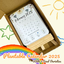 Load image into Gallery viewer, Plantable Calendar 2025, Seed Diary, 4+4 Seed Pen and Pencil Combo