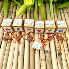 Load image into Gallery viewer, Clay Rakhis with Seeds: Set of 6
