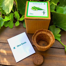 Load image into Gallery viewer, Mini Okra (Bhindi/Lady Finger) Grow Kits – Set of 9 | Eco-Friendly DIY Gardening Gift Pack for Kids & Adults | Return Gift Ideas