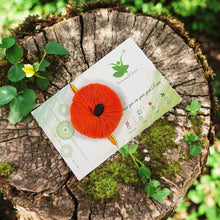 Load image into Gallery viewer, Premium Plantable Orange Thread Rakhi with Torai and Lal Saag Seeds | Rakhi with Seeds| Combo with a Gardening Kit