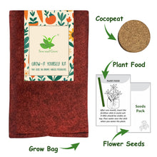 Load image into Gallery viewer, Set of 5 Flower Grow Bag Kits – Easy DIY Gardening Kit for Home, Balcony, Terrace & Indoor Use – Ideal for Beginners & Plant Lovers