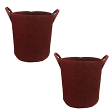 Load image into Gallery viewer, Geo Fabric Grow Bag Size 24x24 inches || For Small Trees like Banana, Papaya, Lemon || Heavy Duty For Terrace Garden - Grow Vegetables, Fruits