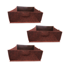 Load image into Gallery viewer, Geo Fabric Grow Bags Size 12x12x6 inches || Heavy Duty for Home, Terrace, Garden - Grow Microgreens, Herbs, Leafy Vegetables