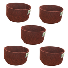 Load image into Gallery viewer, Geo Fabric Grow Bags for growing Microgreens || Heavy Duty 500 GSM || Size 7x3 inches || Set of 5