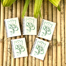 Load image into Gallery viewer, Sow and Grow Eco-Friendly Plantable Ganesha Mini Spiral Notepad | Set of 5