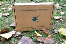 Load image into Gallery viewer, 5 Seed Paper Pen + 5 Seed Pencils + 1 Seed Diary + 1 Seed ball in an Eco-friendly Box