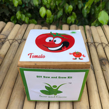 Load image into Gallery viewer, Sow and Grow DIY Gardening Kit of Tomato (Grow it Yourself Vegetable Kit)