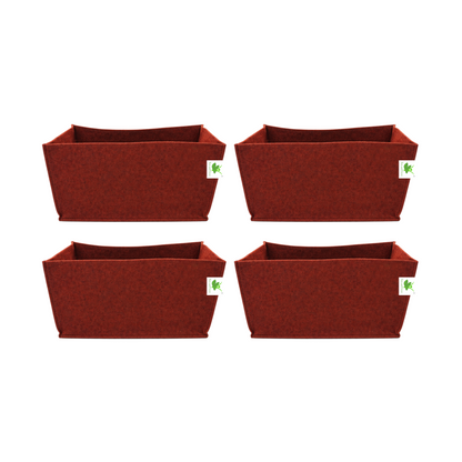 Geo Fabric Grow Bags 500 GSM Size 18x9x9 inches | Heavy Duty for Home, Terrace, Garden - Grow Herbs, Leafy Vegetables