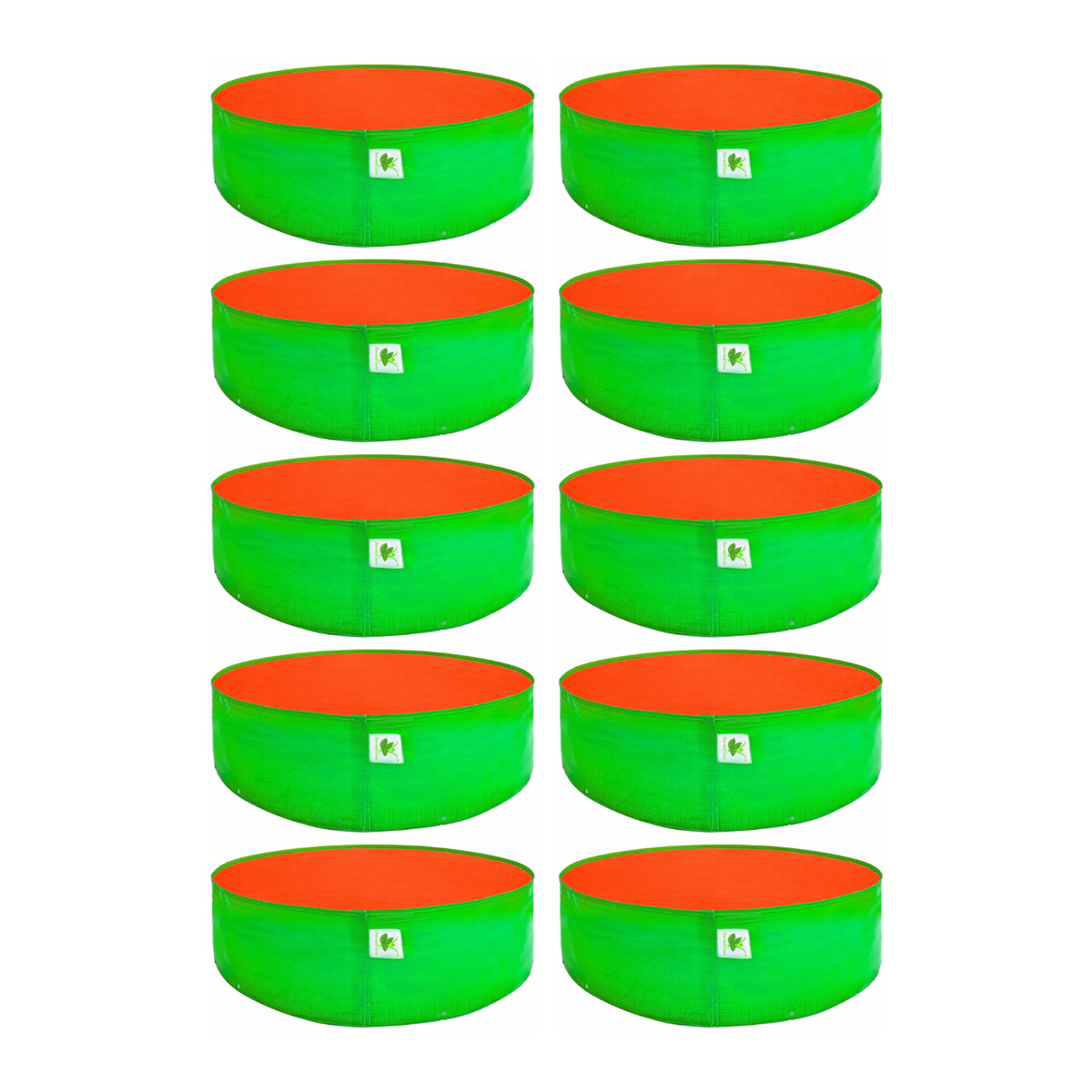 HDPE UV Protected 260 GSM Round Grow Bags 18x9 inches
