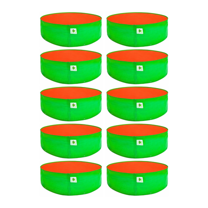 HDPE UV Protected 260 GSM Round Grow Bags 18x9 inches