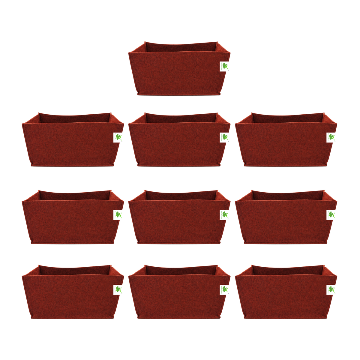 Geo Fabric Grow Bags 500 GSM Size 18x9x9 inches | Heavy Duty for Home, Terrace, Garden - Grow Herbs, Leafy Vegetables
