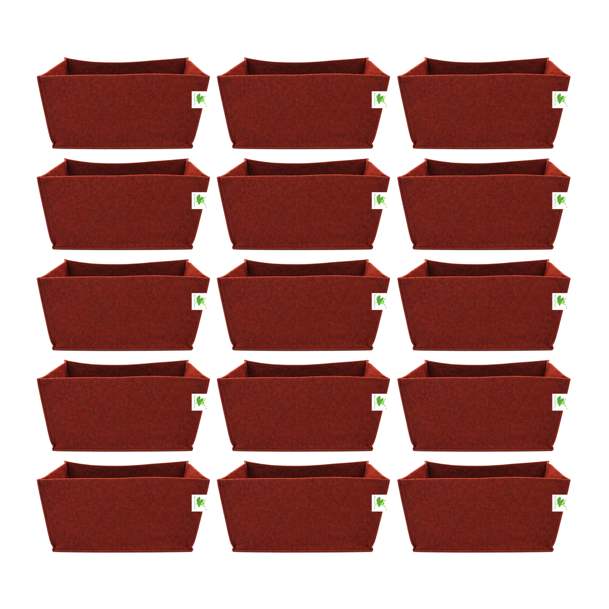 Geo Fabric Grow Bags 500 GSM Size 18x9x9 inches | Heavy Duty for Home, Terrace, Garden - Grow Herbs, Leafy Vegetables