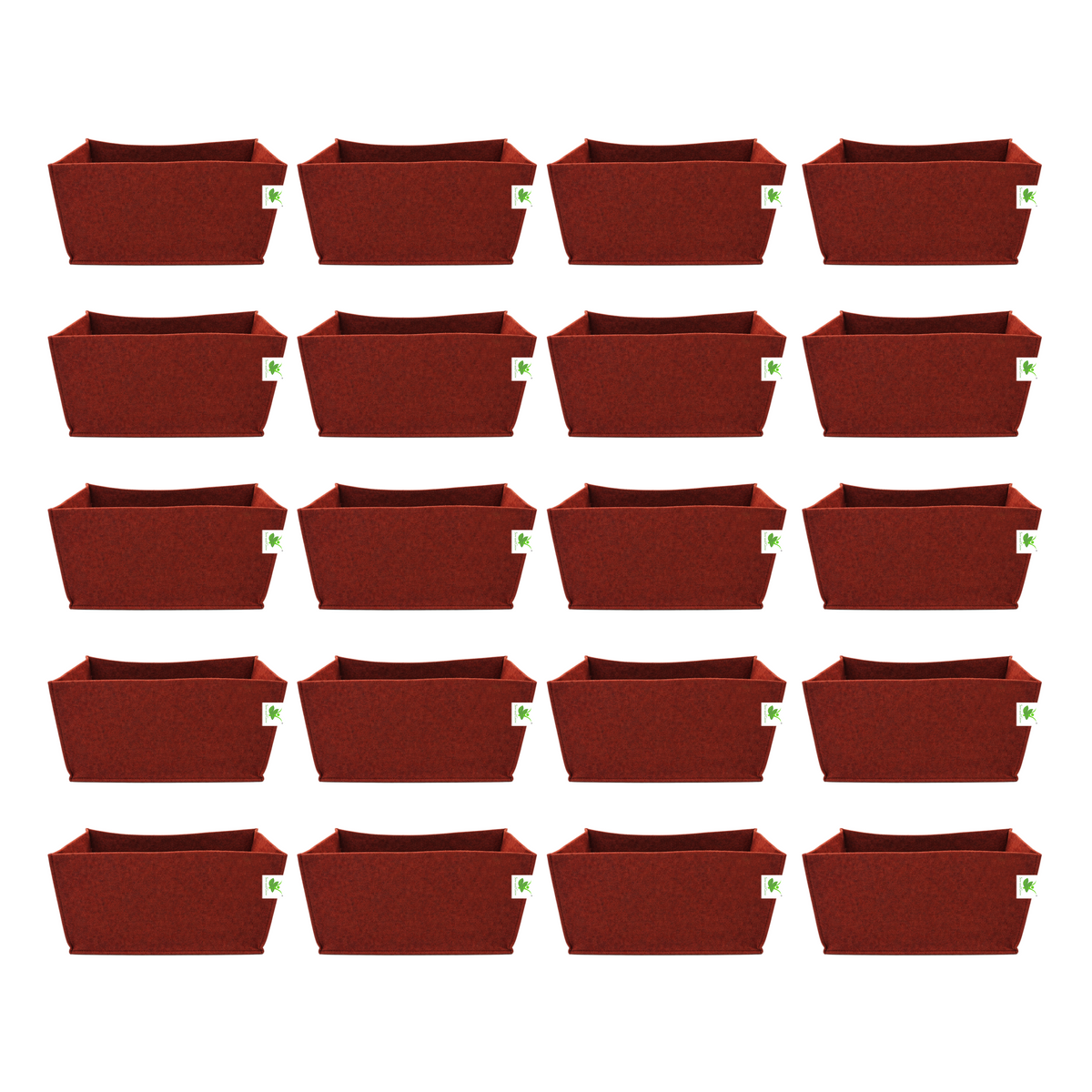 Geo Fabric Grow Bags 500 GSM Size 18x9x9 inches | Heavy Duty for Home, Terrace, Garden - Grow Herbs, Leafy Vegetables