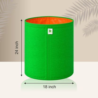 HDPE UV Protected 260 GSM Round Grow Bags 18x24 inches