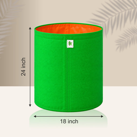 HDPE UV Protected 260 GSM Round Grow Bags 18x24 inches