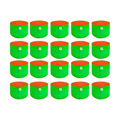HDPE UV Protected 260 GSM Round Grow Bags 6x6 inches