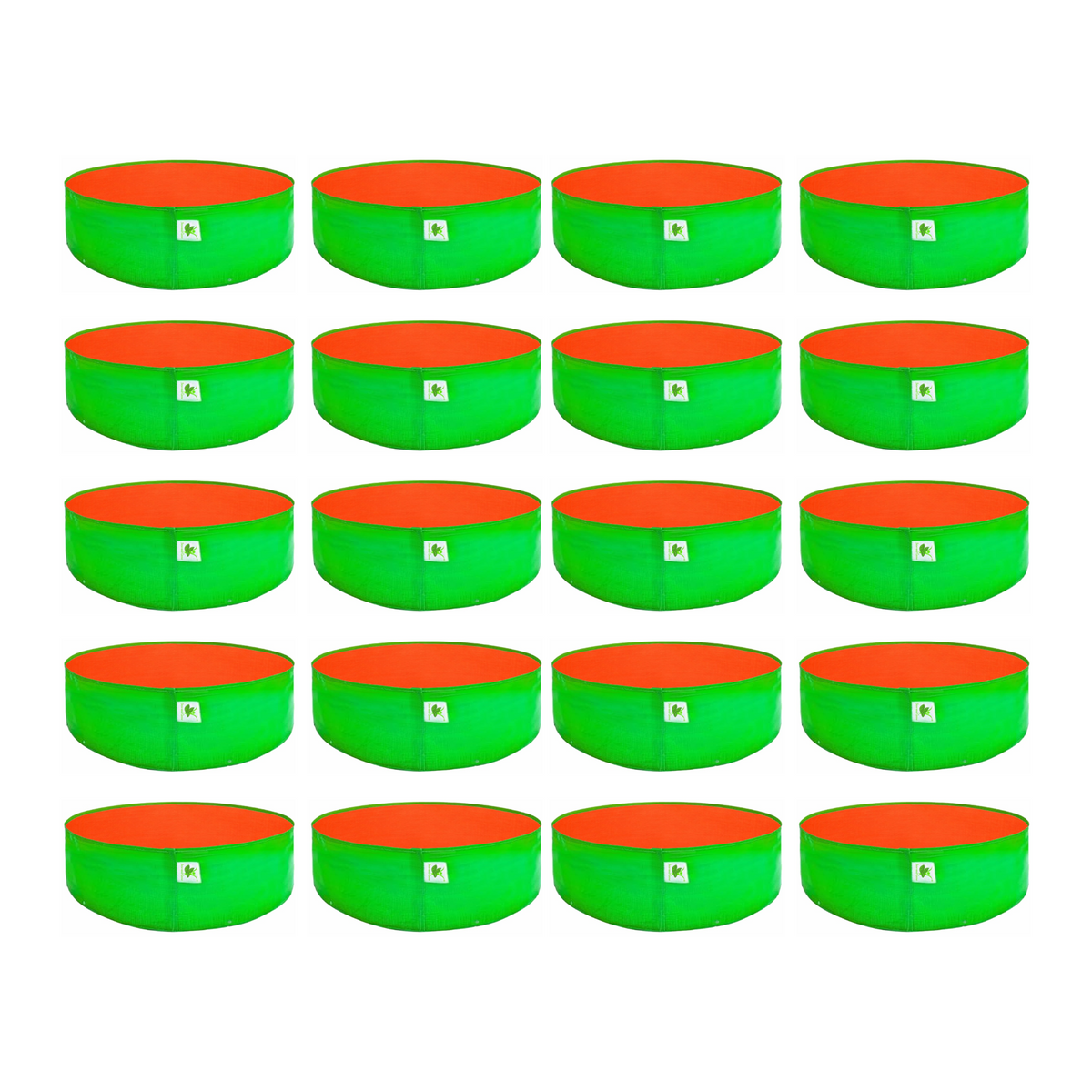 HDPE UV Protected 260 GSM Round Grow Bags 18x9 inches