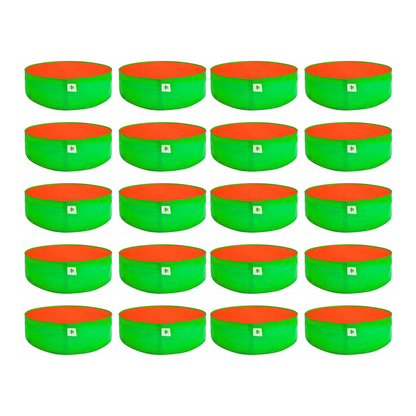 HDPE UV Protected 260 GSM Round Grow Bags 18x9 inches