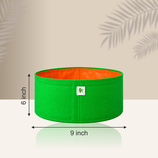 HDPE UV Protected 260 GSM Round Grow Bags 9x6 inches