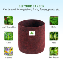 Load image into Gallery viewer, Geo Fabric Grow Bag Size 6x6 inches || Heavy Duty || For Desktop Plants, Flowers || For Small Plants
