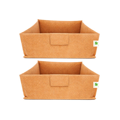 Geo Fabric Grow Bags 400 GSM Size 12x12x6 inches | Heavy Duty for Home, Terrace, Garden - Grow Microgreens, Herbs, Leafy Vegetables (Copy)