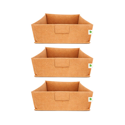 Geo Fabric Grow Bags 400 GSM Size 12x12x6 inches | Heavy Duty for Home, Terrace, Garden - Grow Microgreens, Herbs, Leafy Vegetables (Copy)