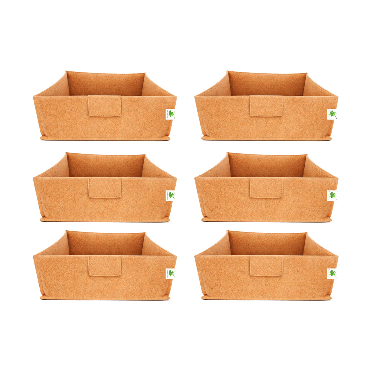 Geo Fabric Grow Bags 400 GSM Size 12x12x6 inches | Heavy Duty for Home, Terrace, Garden - Grow Microgreens, Herbs, Leafy Vegetables (Copy)