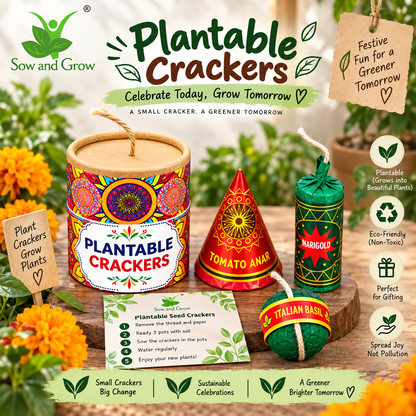 SEED CRACKERS: Plantable Clay Seed Crackers | Set of 3