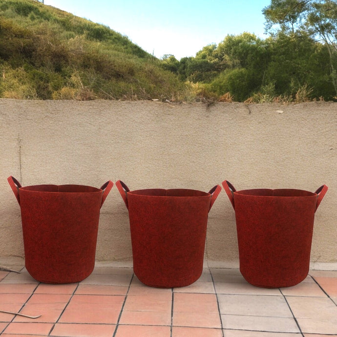 Geo Fabric Grow Bag Size 18x18 inches || Heavy Duty For Terrace Garden - Grow Vegetables, Fruits