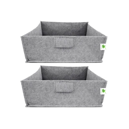 Geo Fabric Grow Bags 400 GSM Size 12x12x6 inches | Heavy Duty for Home, Terrace, Garden - Grow Microgreens, Herbs, Leafy Vegetables (Copy)