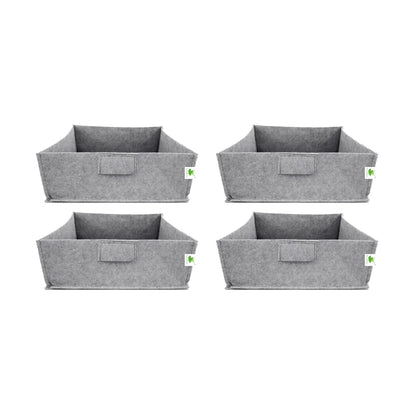Geo Fabric Grow Bags 500 GSM Size 12x12x6 inches | Heavy Duty for Home, Terrace, Garden - Grow Microgreens, Herbs, Leafy Vegetables