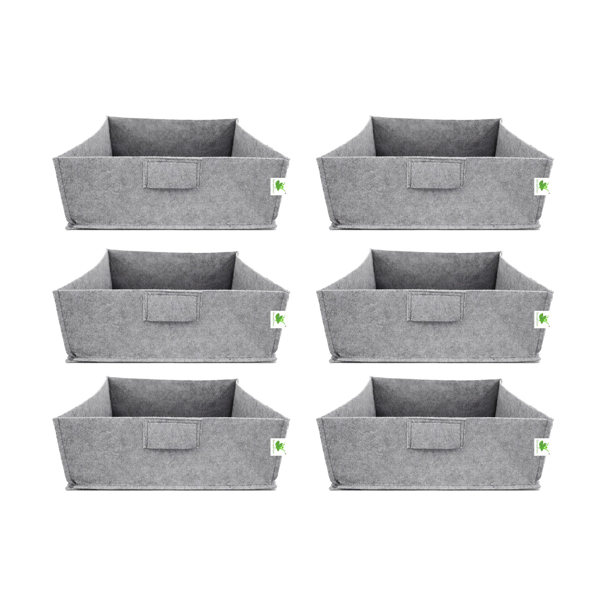 Geo Fabric Grow Bags 400 GSM Size 12x12x6 inches | Heavy Duty for Home, Terrace, Garden - Grow Microgreens, Herbs, Leafy Vegetables (Copy)