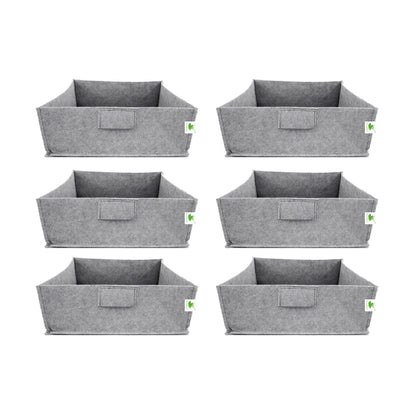 Geo Fabric Grow Bags 400 GSM Size 12x12x6 inches | Heavy Duty for Home, Terrace, Garden - Grow Microgreens, Herbs, Leafy Vegetables (Copy)