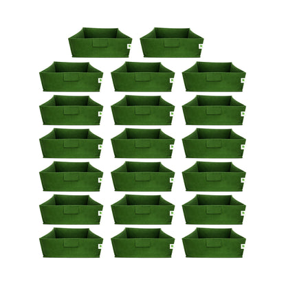 Geo Fabric Grow Bags 400 GSM Size 12x12x6 inches | Heavy Duty for Home, Terrace, Garden - Grow Microgreens, Herbs, Leafy Vegetables (Copy)