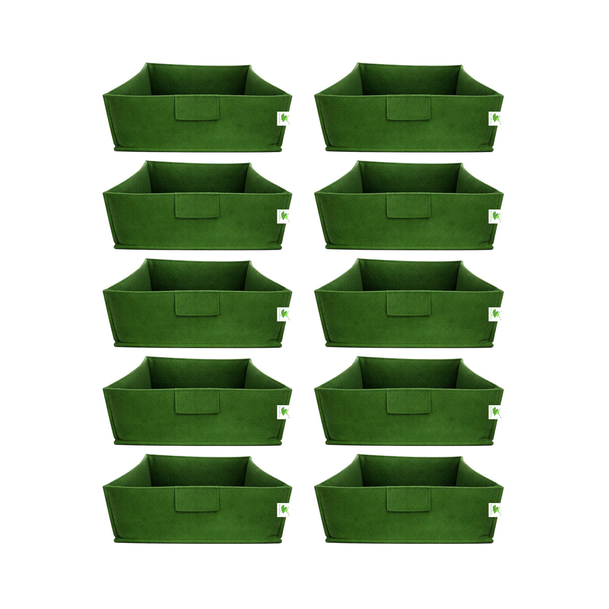 Geo Fabric Grow Bags 400 GSM Size 12x12x6 inches | Heavy Duty for Home, Terrace, Garden - Grow Microgreens, Herbs, Leafy Vegetables (Copy)