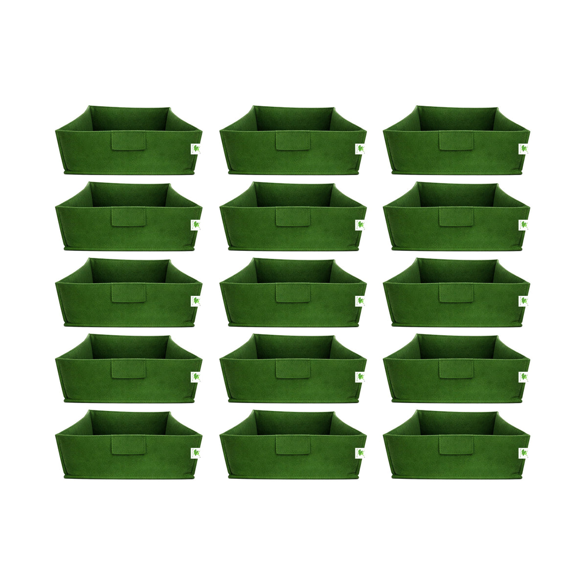 Geo Fabric Grow Bags 400 GSM Size 12x12x6 inches | Heavy Duty for Home, Terrace, Garden - Grow Microgreens, Herbs, Leafy Vegetables (Copy)