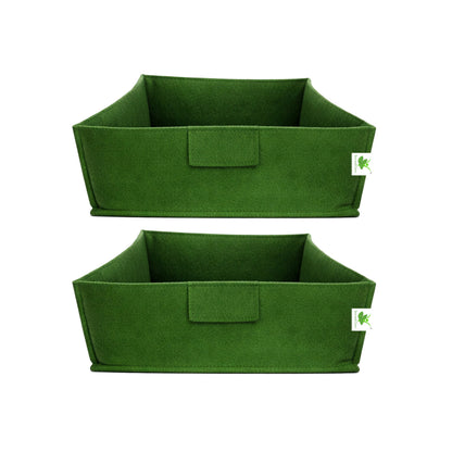Geo Fabric Grow Bags 400 GSM Size 12x12x6 inches | Heavy Duty for Home, Terrace, Garden - Grow Microgreens, Herbs, Leafy Vegetables (Copy)