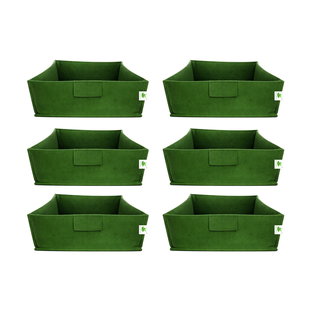 Geo Fabric Grow Bags 400 GSM Size 12x12x6 inches | Heavy Duty for Home, Terrace, Garden - Grow Microgreens, Herbs, Leafy Vegetables (Copy)