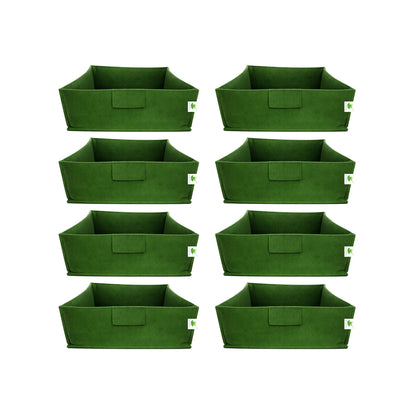 Geo Fabric Grow Bags 400 GSM Size 12x12x6 inches | Heavy Duty for Home, Terrace, Garden - Grow Microgreens, Herbs, Leafy Vegetables (Copy)