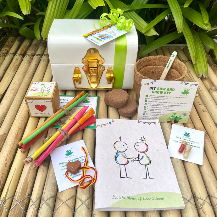 Rakhi Gift Hamper with Heart Rakhi