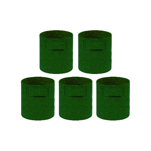 Geo Fabric Grow Bag 400 GSM Size 10x10 inches | Heavy Duty For Terrace Garden - Grow Vegetables, Flowers, Herbs