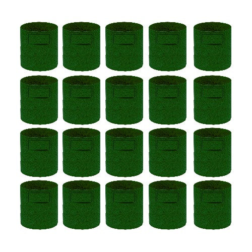 Geo Fabric Grow Bag 400 GSM Size 10x10 inches | Heavy Duty For Terrace Garden - Grow Vegetables, Flowers, Herbs