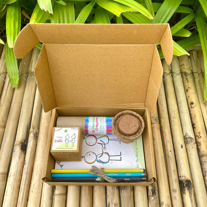 Plantable Rakhi Gift Box: Car