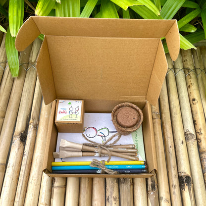Plantable Rakhi Gift Box: Leaf