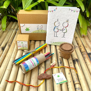 Plantable Rakhi Gift Box: Car