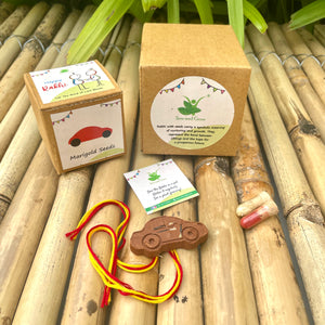 Car: Clay Rakhi with Roli Chawal Combo
